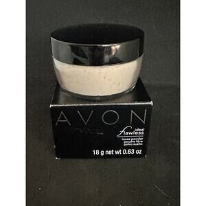 NOS DISC Avon Ideal Flawless Loose Powder; Translucent; .63 oz